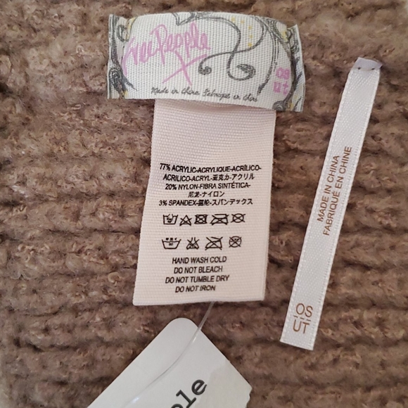 NWT Free People Womens Dreamland Brown Beanie - Picture 3 of 8